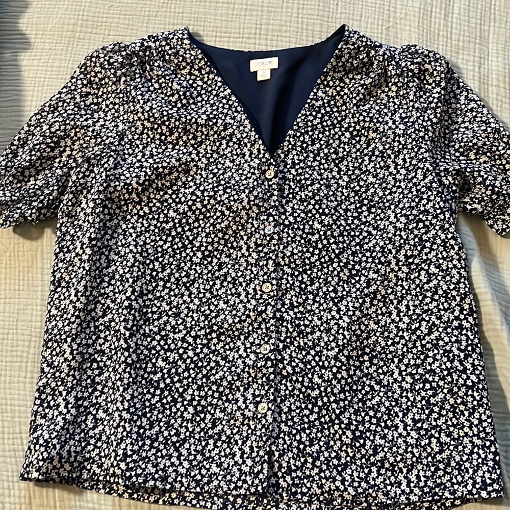 J.Crew floral blouse